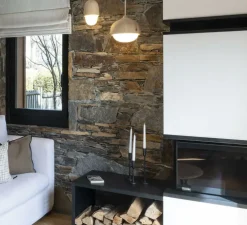 Suspension, Terho S, bois, tilleul, opalin, Ø13,5cm, H21,5cm - Mater