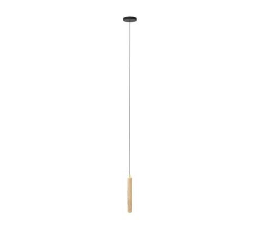 Suspension, Tibur 50, travertin, LED 3000K, 500lm, Ø6cm, H50cm - Nedgis