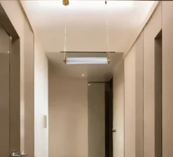 Suspension, Tiffany horizontale, diamant, LED, dim, 2700K, 1900 lm, L67cm, H9,25cm - Elements lighting