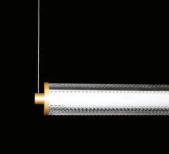 Suspension, Tiffany horizontale, diamant, LED, dim, 2700K, 1900 lm, L67cm, H9,25cm - Elements lighting