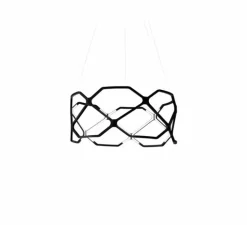 Suspension*Nemo Lighting Suspension, Titia Minor, , LED, 2700k, 1925lm, dim, 1-10V, Ø70cm, H31,2cm - noir