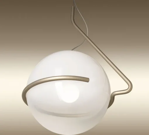 Suspension*Foscarini Suspension, Tonda, , L39cm, H59cm - blanc, titane