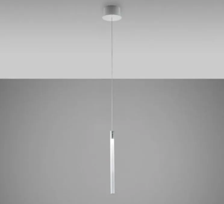 Suspension, Tooby, transparent, IP40-55, LED, 2700K, 88lm, Ø2,8cm, H40cm - Fabbian