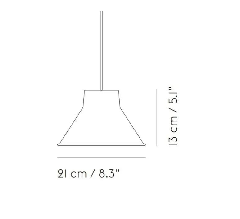 Suspension*Muuto Suspension, Top, , Ø21cm, H13cm - gris