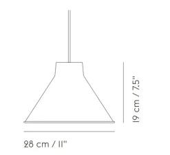 Suspension*Muuto Suspension, Top, , Ø28cm, H19cm - gris