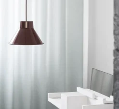 Suspension*Muuto Suspension, Top, , Ø21cm, H13cm - rouge profond