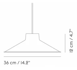 Suspension*Muuto Suspension, Top, , Ø36cm, H12cm - sable