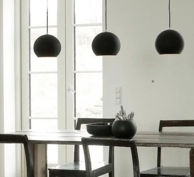 Suspension*Andtradition Suspension, Topan VP6, , Ø21cm, H19cm - noir