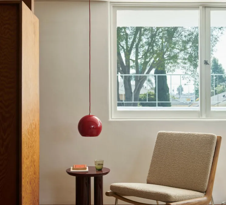 Suspension, Topan VP6, rouge vermillon, Ø21cm, H19cm - Andtradition