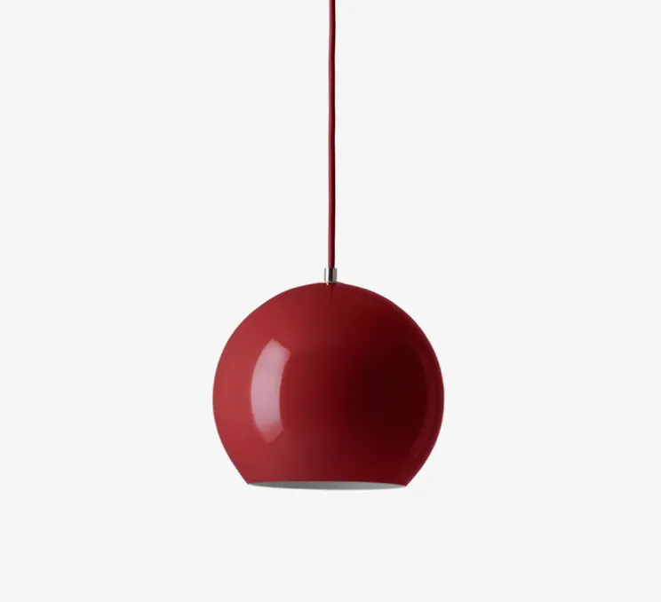 Suspension, Topan VP6, rouge vermillon, Ø21cm, H19cm - Andtradition