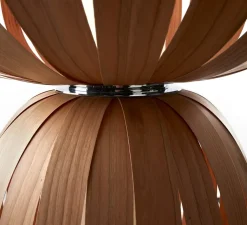 Suspension*LZF Suspension, Totem 4 Medium, bois cerisier, Ø86cm, H231cm - Cerisier naturel