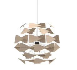 Suspension, TR747, avion en bois naturel, Ø80cm, H60cm - Tom Rossau