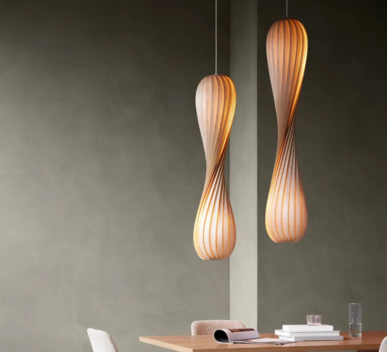 Suspension*Tom Rossau Suspension, TR7, , Ø25cm, H112cm - bouleau