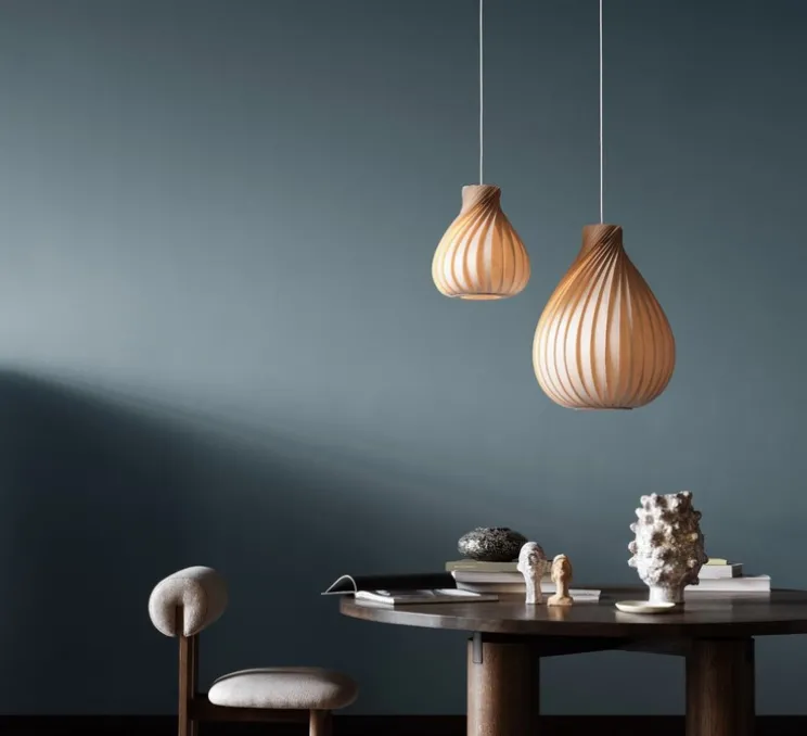 Suspension, TR42, bouleau naturel, Ø40cm, H55cm - Tom Rossau