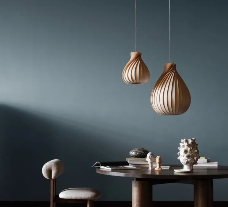 Suspension, TR42, bouleau naturel, Ø40cm, H55cm - Tom Rossau