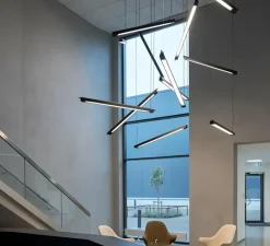 Suspension*Zero Suspension, Trapets 13020106-30, , LED, 3000K, 2115 lm, L146cm, H7,1cm - noir