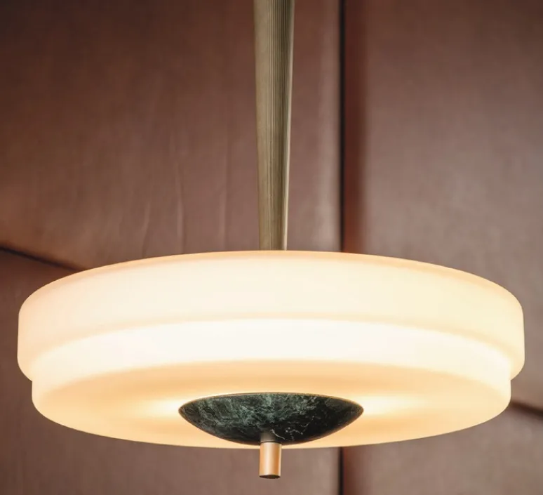 Suspension*Bert frank Suspension, Trave, , L30cm, H37cm - laiton, marbre guatemala