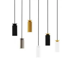 Suspension, Triana, nickel, Ø6cm, H15cm, LED, 3000k, 900lm - Carpyen