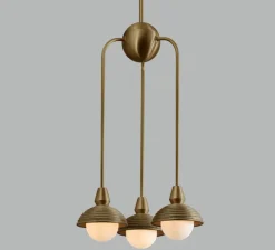 Suspension*Bert frank Suspension, Triple, Eos S, , Ø15,7cm, H70cm - Bert franck laiton antique