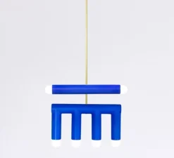 Suspension*Pani Jurek Suspension, TRN D2, , L36cm, H28cm - bleu cobalt mat