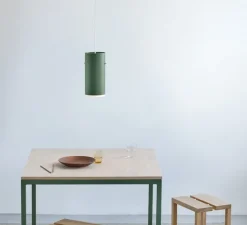 Suspension*Moebe Suspension, Tube, large, , Ø28cm, H14cm - vert sapin