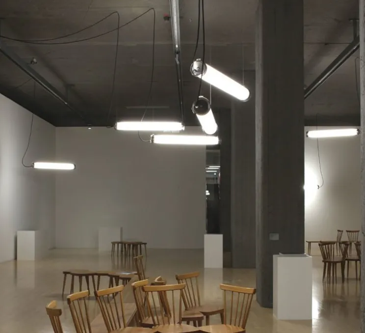 Suspension, Tube lumineux, Kyhn, IP68, dimmable, inox, 1600lm, 2700k, L130cm, IP 68 - Sammode