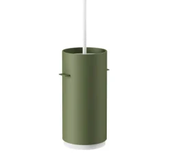 Suspension, Tube, petit, vert sapin, Ø16cm, H8cm - Moebe