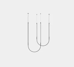 Suspension*LEDS C4 Suspension, Tubs Modular Double Arch, , LED, dim, 3000K, 6118 lm, L120cm, H350cm - noir