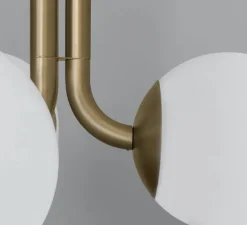 Suspension*Schwung Suspension, Tubular SM, , Ø48,5cm, H57,9cm - Laiton laqué bruni