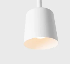 Suspension*Modular Suspension, Tulip Bloom Suspended Surface Power Feed 1x, , Ø14,8cm, H18cm - blanc