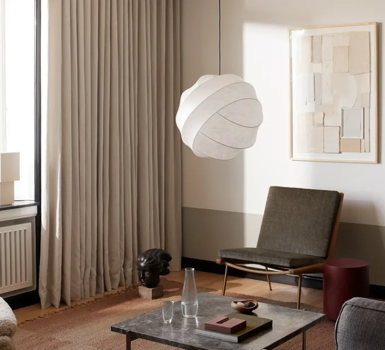 Suspension*Pholc Suspension, TURNER 50, , Ø50cm, H50cm - blanc