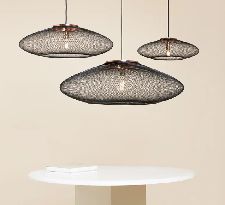 Suspension*Atelier Robotiq Suspension, UFO Full Large, , Ø80cm, H24cm - noir charbon