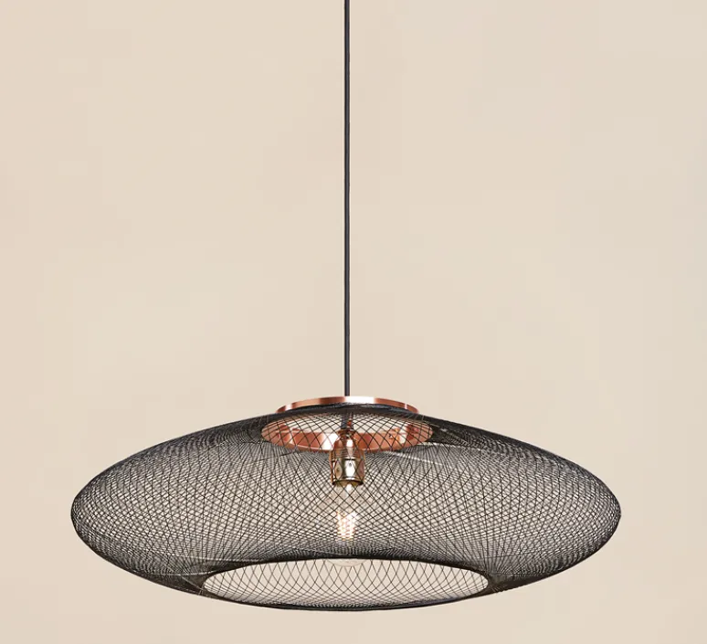 Suspension*Atelier Robotiq Suspension, UFO Full Large, , Ø80cm, H24cm - noir charbon