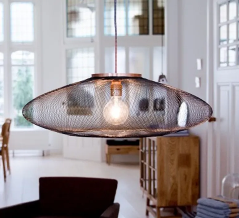 Suspension*Atelier Robotiq Suspension, UFO Full Large, , Ø80cm, H24cm - noir charbon