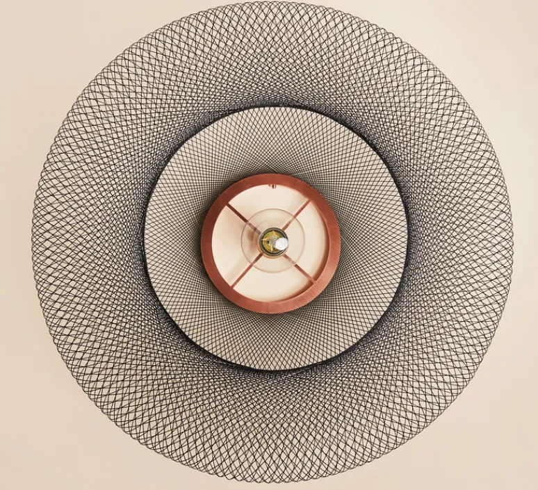 Suspension*Atelier Robotiq Suspension, UFO Full Large, , Ø80cm, H24cm - noir charbon