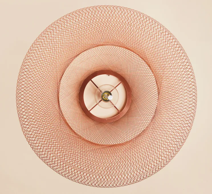 Suspension, UFO Full Medium, cuivre, Ø60cm, H18cm - Atelier Robotiq