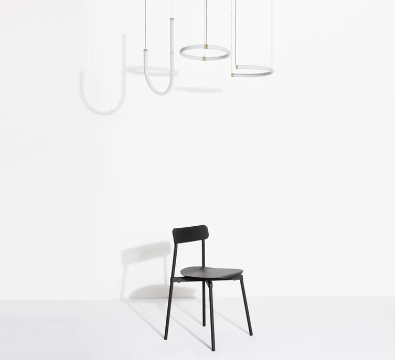 Suspension*Petite Friture Suspension, Unseen, 3 pendants, LED, dim, 2700K, 2410 lm, L180cm, H82cm -