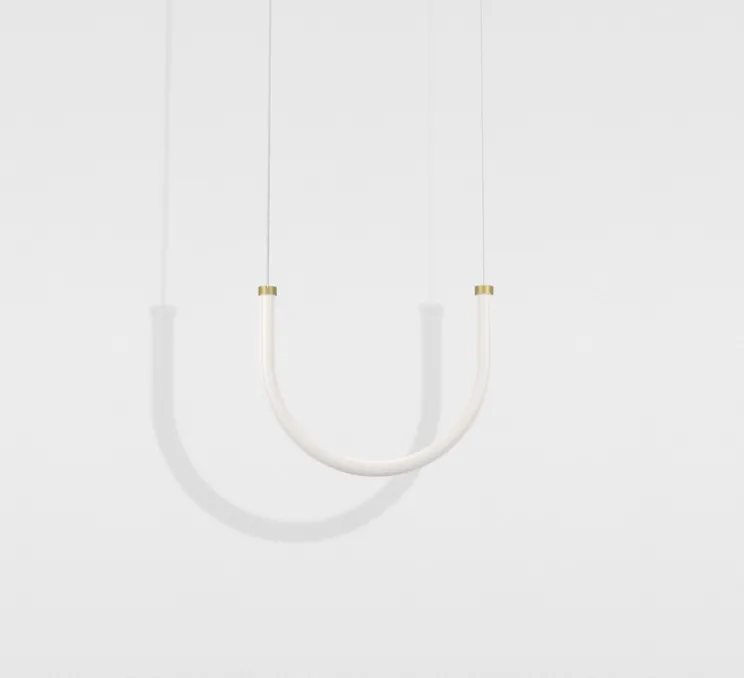 Suspension, Unseen, Lampe U, LED, dim, 2700K, 720 lm, L42cm, H28cm - Petite Friture