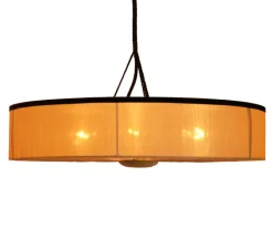 Suspension*Gong Suspension, Urchin, blanc & noir, Ø65cm, H13cm - blanc & noir