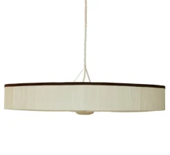 Suspension*Gong Suspension, Urchin, blanc & noir, Ø65cm, H13cm - blanc & noir