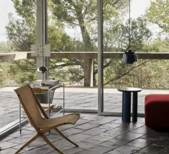 Suspension*Andtradition Suspension, Utzon JU1, , Ø22cm, H23cm - bleu métallisé