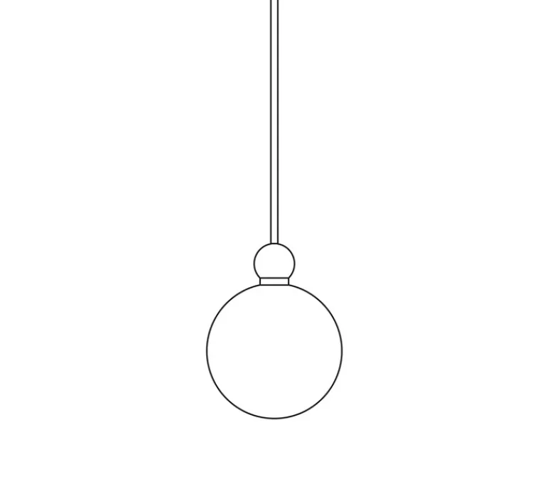 Suspension*Ebb and Flow Suspension, Uva L, avec rosace, , Ø10cm, H15cm - gris fumé et argent brillant