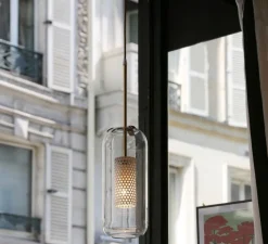 Suspension, Vadim, laiton, Ø15cm, H72,5cm - Sarah Lavoine