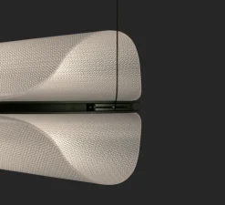 Suspension*A-N-D Suspension, Vale 1 Dali, , LED dimmable, 2700K, 1115lm, L102cm, H15cm - transparent, anthracite