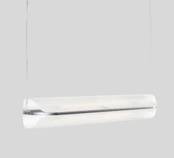 Suspension*A-N-D Suspension, Vale 1 Dali, , LED dimmable, 2700K, 1115lm, L102cm, H15cm - transparent, anthracite