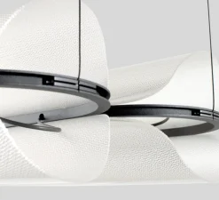 Suspension, Vale 2 Dali, transparent, anthracite, LED, 2700K, 2230lm, L102cm, H15cm - A-N-D