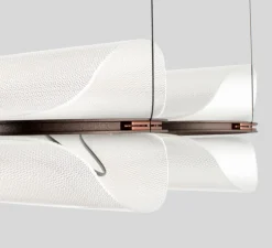 Suspension, Vale 2 Dali, transparent, rouille, LED, 2700K, 2230lm, L102cm, H15cm - A-N-D