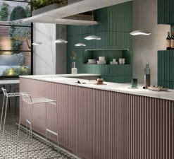 Suspension*Bover Suspension, Valentina S/24, gris et blanc, LED, 2700K, 715lm, Ø24cm, H20cm - gris blanc