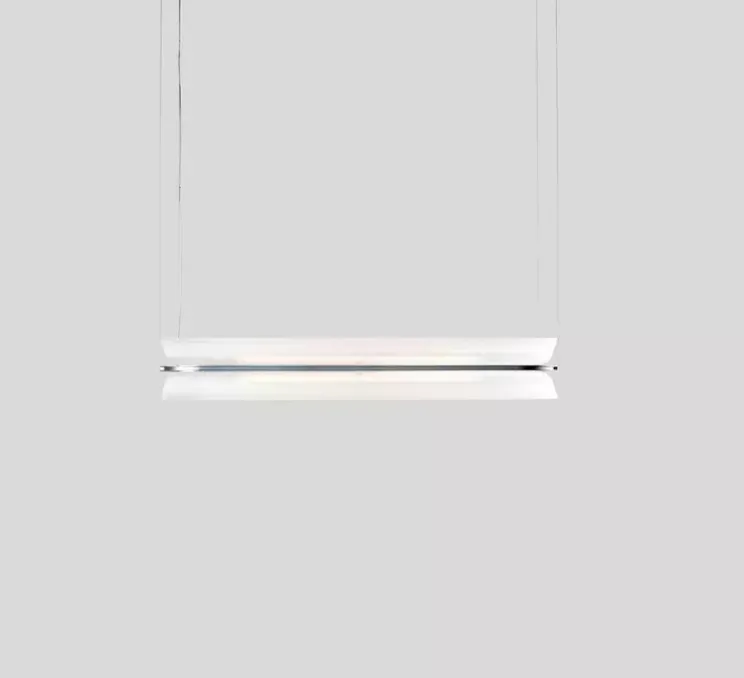 Suspension, Vale-P, transparent, anthracite, LED, dimmable, phase-cut, 2700K, 1388lm, L102cm, H16cm - A-N-D