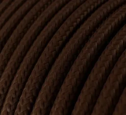 Suspension, vase céramique, marron, Ø13cm, H15cm - Creative Cables